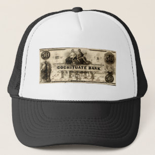 1853 Cochituate Fifty Dollar Note Trucker Hat