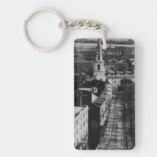1859: A view of Boston from the State House Key Ring