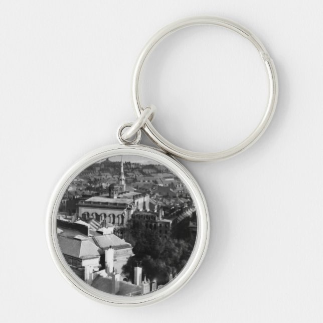 1859:  A view of Boston looking south Key Ring (Front)