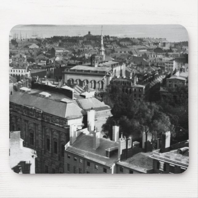 1859:  A view of Boston looking south Mouse Pad (Front)