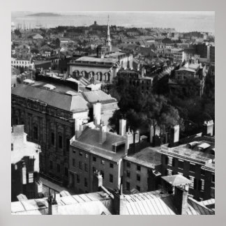 1859: A view of Boston looking south Poster