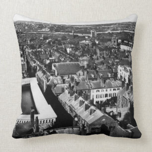 1859:  The city of Boston, Massachusetts Cushion