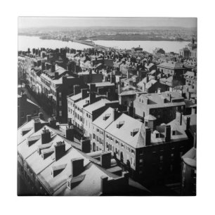 1859: The city of Boston, Massachusetts Tile