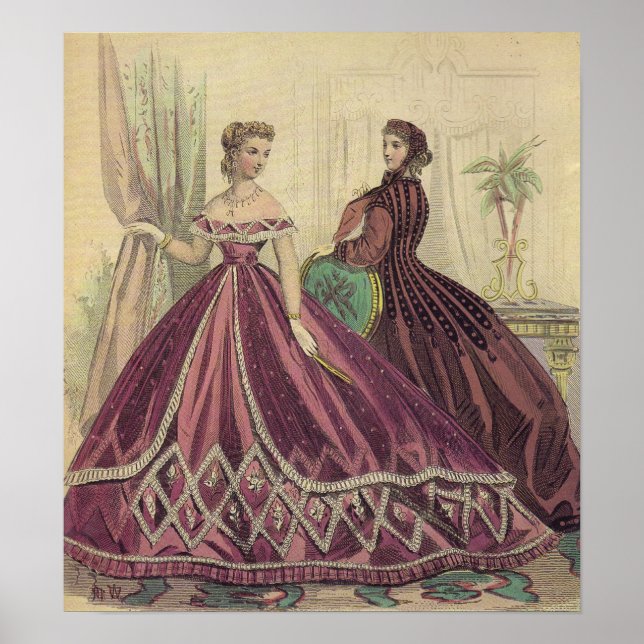 1860s Fashion Poster (Front)