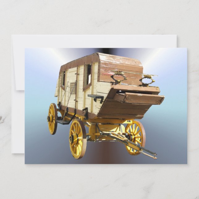 1860s Stagecoach - Denver Gold Rush (Front)