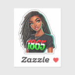 1865 Black Excellence<br><div class="desc">Celebrate Black excellence, heritage, and womanhood with the Powerfully Black, Beautifully Bold, a tribute to the power, beauty, and resilience of Black women. This Black Pride Lady sticker it’s a statement piece. Bold, empowering, and designed to inspire, it's perfect for computers, water bottles, notebooks and more showing pride during Black...</div>