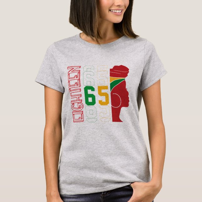 1865 - Black History  T-Shirt (Front)