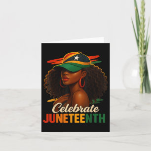 1865 Juneteenth Celebrate African American Freedom Card
