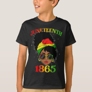 1865 Juneteenth Celebrate African American Women F T-Shirt