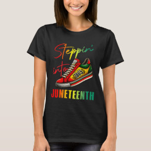 1865 Juneteenth Youth Shoes Steppin' Into Like My T-Shirt