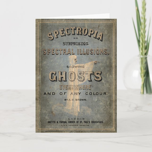 1866 Book of Ghosts - "Spectropia" Card (Front)