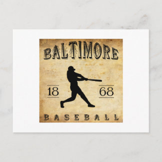 1868 Baltimore Maryland Baseball Postcard