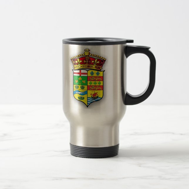 1869 CANADIAN COAT OF ARMS TRAVEL MUG (Right)