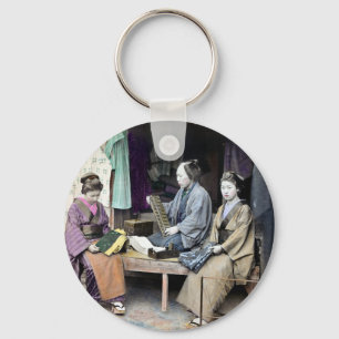 1870 Fabric Dealer of Japan Key Ring