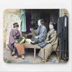 1870 Fabric Dealer of Japan Mouse Pad