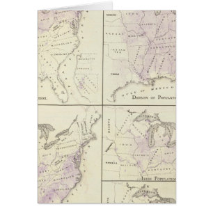 1870 United States census maps