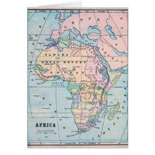 1870 Vintage Map of Africa