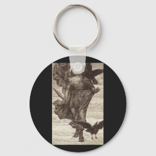 1871 Odin, Norse God of War Key Ring