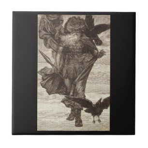 1871 Odin, Norse God of War Tile