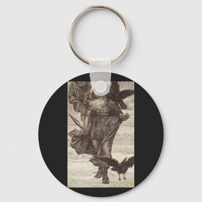1871 Odin, Norse God of Wisdom Key Ring (Front)