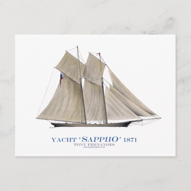 1871 Sappho Postcard (Front)