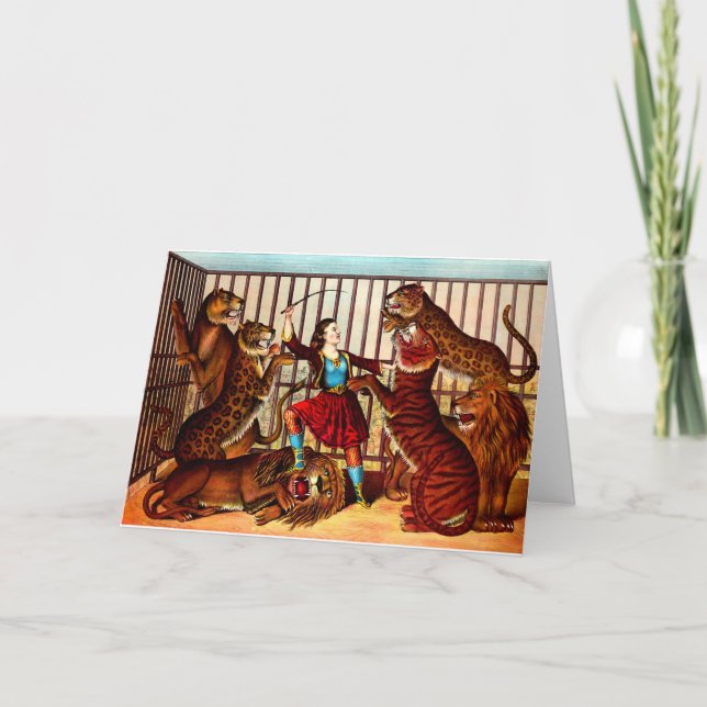 1874 The Lion Queen Card (Front)