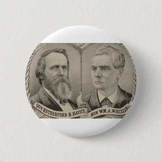 1876 Hays - Wheeler 6 Cm Round Badge