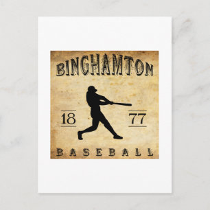 1877 Binghamton New York Baseball Postcard