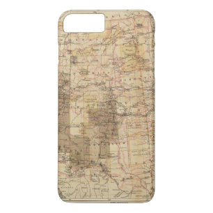 1878 Progress Map of The US Geographical Surveys 2 Case-Mate iPhone Case