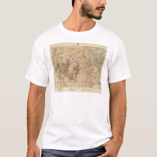 1878 Progress Map of The US Geographical Surveys 2 T-Shirt