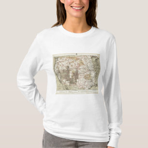 1878 Progress Map of The US Geographical Surveys T-Shirt