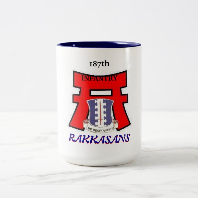187th Infantry DUI RAKKASANS TORRI Mug (Center)