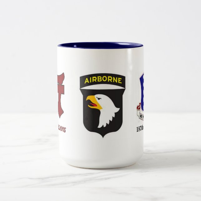 187TH INFANTRY RAKKASANS 101st Airborne Mug (Center)