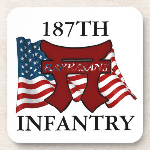 187TH INFANTRY RAKKASANS DRINK COASTERS