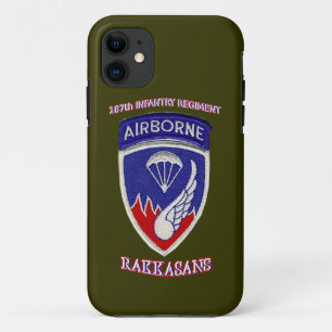 187th Infantry Regiment iPhone 11 Case