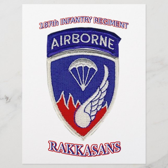 187th Infantry Regiment Flyer (Front)