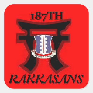 187TH Infantry Torri Design Stickers