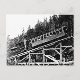 1880 Railroad Train ' Cloud ' Postcard