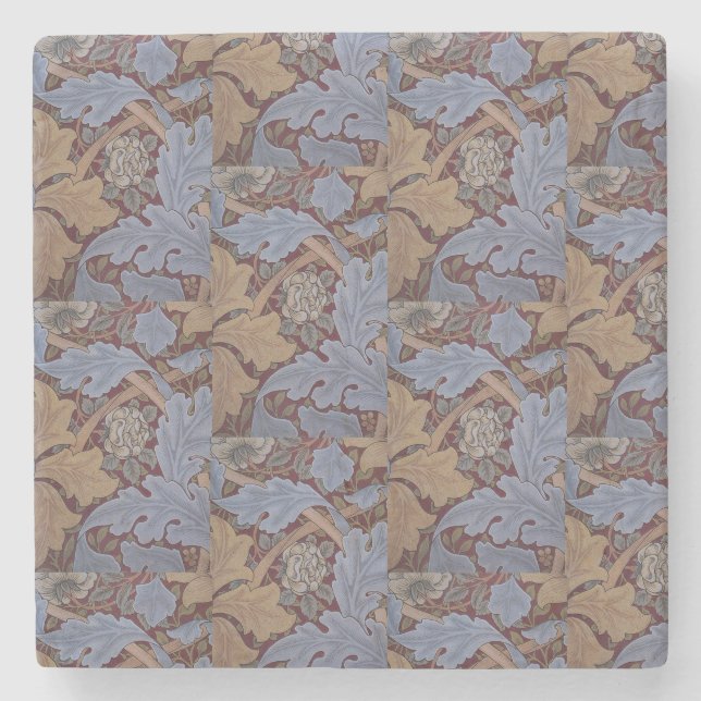 1880 William Morris St James Palace Wallpaper Stone Coaster (Front)