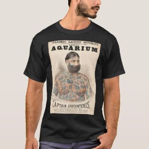 1880s Captain Costentenus tattooed man T-Shirt