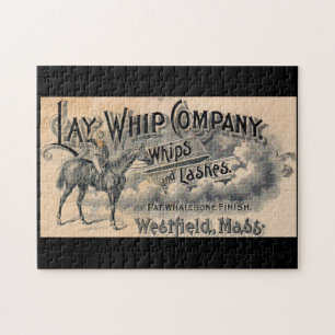 1880s Lay Whip Company billhead Jigsaw Puzzle