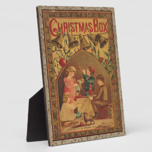 1884 CHRISTMAS BOX BOOK COVER PLAQUE