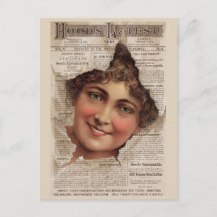 1884 Hood’s Tooth Powder trade card