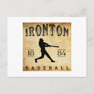1884 Ironton Ohio Baseball Postcard