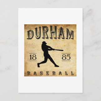 1885 Durham North Carolina Baseball Postcard