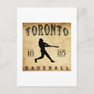1885 Toronto Ontario Canada Baseball Postcard