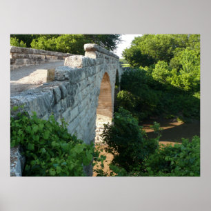 1886 Clements Stone Arch Bridge Poster
