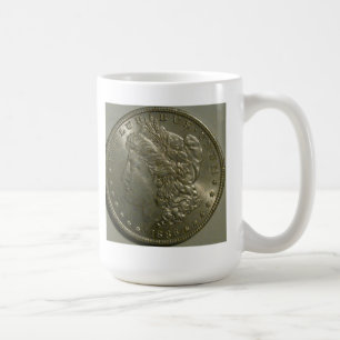 1886 Morgan Silver Dollar Mug