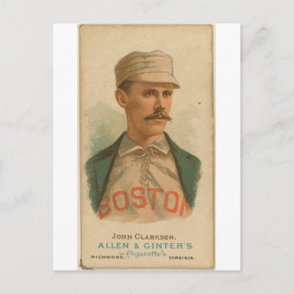 1887 John Clarkson Boston Beaneaters Postcard