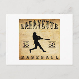 1888 Lafayette Indiana Baseball Postcard